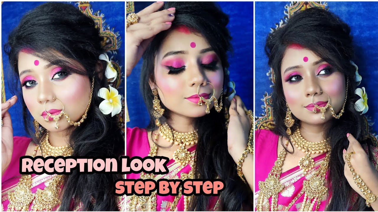 Reception makeup | Makeup tutorial step by step | HD makeup tutorial| # ...