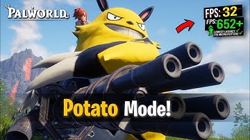 PALWORLD: Ultimate FPS Boost for Extremely Low End PCs!