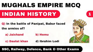 Indian History MCQ | Part-1 (Mughal Empire) | India History for Competitive Exams