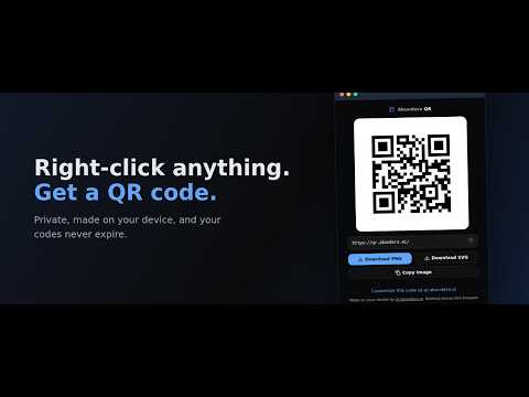 Abundera QR video preview 2