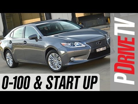 2014 Lexus ES 350 0-100km/h and engine sound