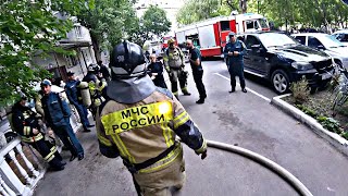 видео: В Махачкале горят квартиры. Russian Firefighters. картинка: В Махачкале горят квартиры. Russian Firefighters.