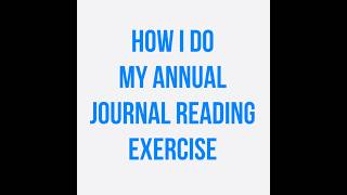 I Read My Whole Year of Journaling (From January 1, 2018)