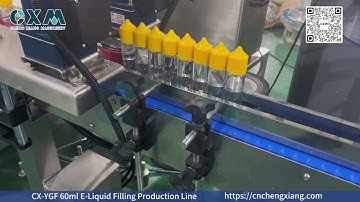 CX YGF 60ml E Liquid Filling Production Line
