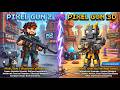 Pixel Gun 2 VS Pixel Gun 3D