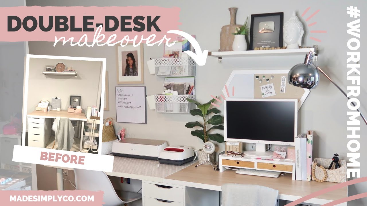 Home Office TRANSFORMATION + Craft Station!