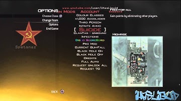 Sickest mod menu patch ever MW2! Made By me