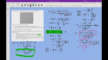 (worked solutions) A Level 2012 H2 MATHEMATICS PAPER 1 QUESTION 10  APPLICATIONS OF DIFFERENTIATION