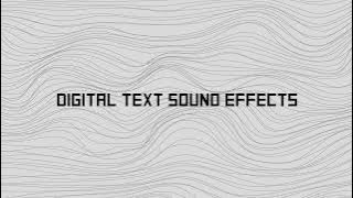 Digital Text Sound 3 | No Copyright