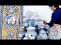 Cerámica y azulejos pintados a mano. Elaboración artesanal de varias piezas decorativas | Documental