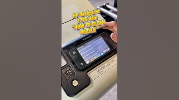 #printer HP DesignJet T795 printer - How To Clean Nozzle  #tips #printerrepair  #shorts