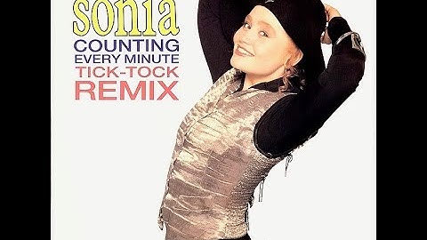 SONIA "Counting Every Minute" (Tick-Tock Remix) S.A.W. PWL Synth Pop (124 BPM) 12" Single (1990)