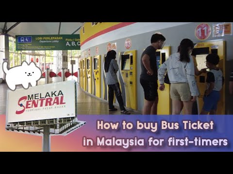 Vidéo: Terminal de bus Melaka Sentral à Malacca