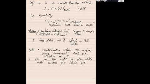 Ruadhaí Dervan (Cambridge) - The complex geometry of Bridgeland stability conditions