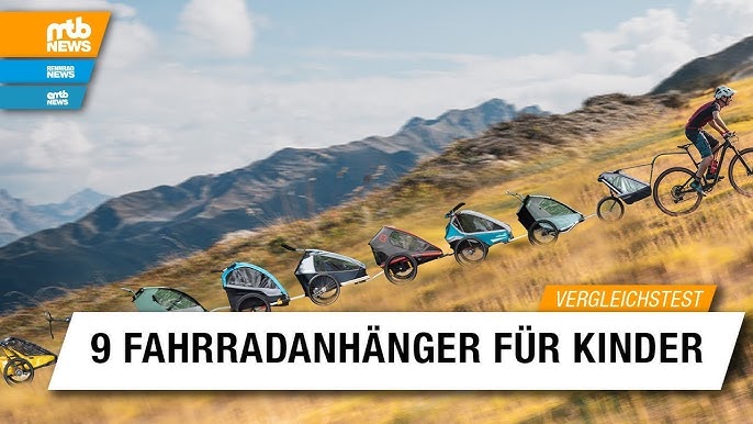 KESSER Sport-RX 2 Kinderanhänger ▻ Fahrradanhänger Sport-RX 2 in 1 mit  Joggerfunktion im Test 