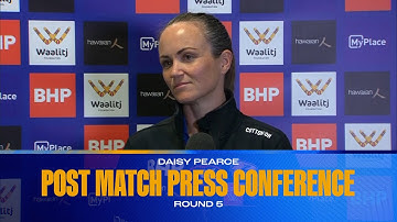Pearce post-match v Dockers