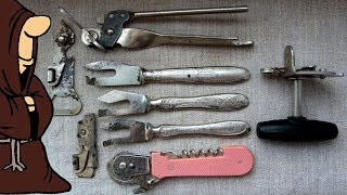 Консервные ножи СССР в коллекции складных ножей и как ими пользоваться / USSR knife collection