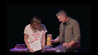 Magician Taylor Hughes knows what you're thinking.