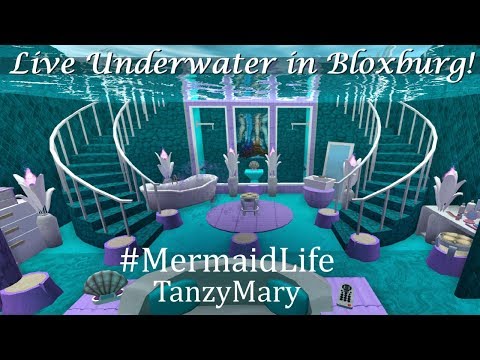 Bloxburg Original Underwater Build Mermaid Cove Design Idea Tour Rp Stairs Update Youtube - mermaid houses in bloxburg roblox