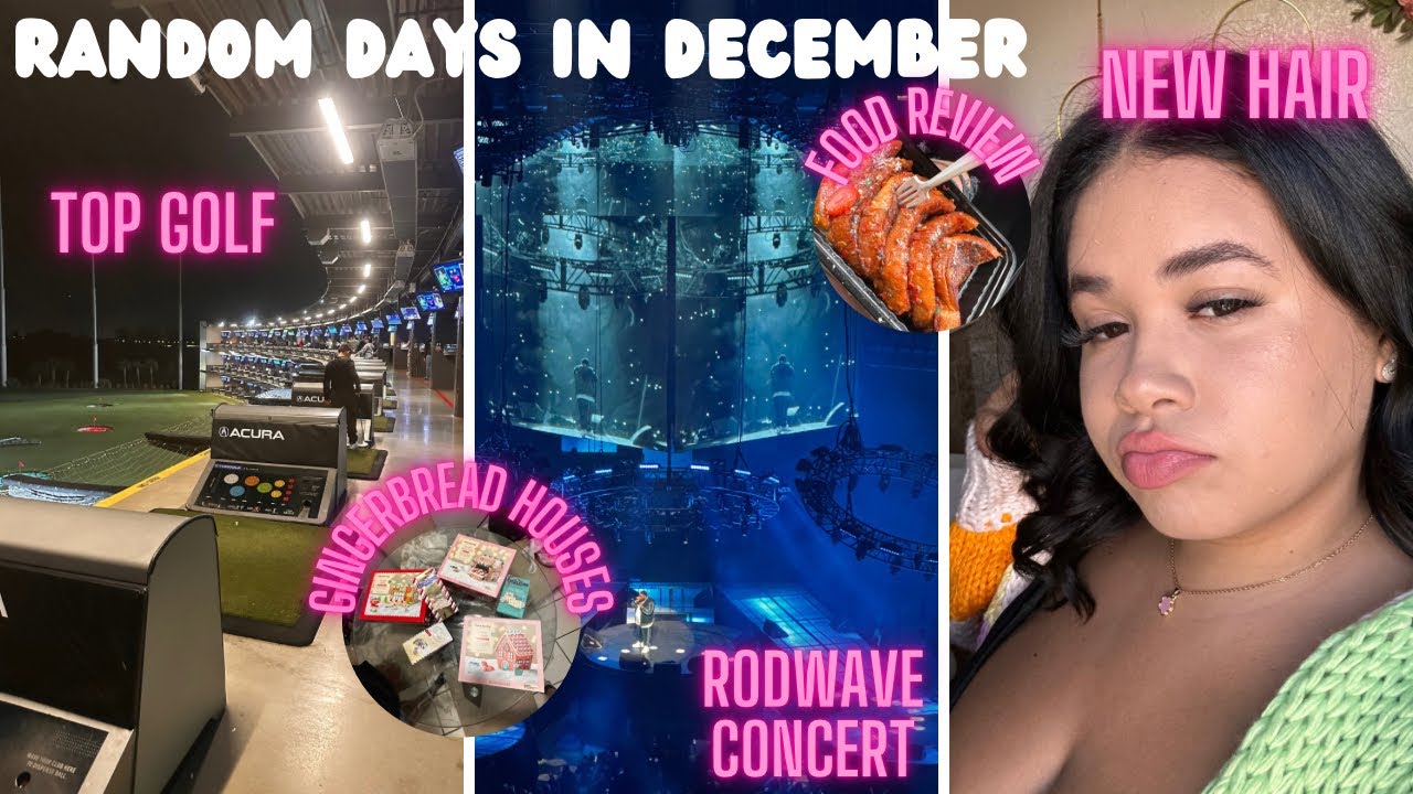 RANDOM DAYS IN DECEMBER VLOG Top Golf Gingerbread Houses Rod random-days-in-december-vlog-top-golf-gingerbread-houses-rod