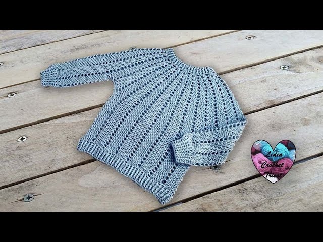 Pull Cool Crochet ! "Lidia Crochet Tricot" - YouTube
