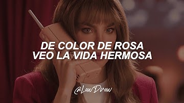 Thumbnail of Mentiras: La Serie, Belinda - De Color De Rosa (Letra) || de color de rosa veo la vida hermosa