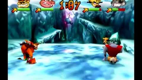 Crash Bash - Warp Room 4: Forest - 50) Manic Panic Lv. 1