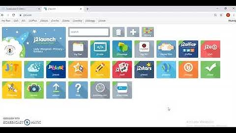 Logging onto J2e video guide