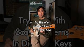 Try This To Make Playing Scales In Different Keys Easy #mathrock #guitarlesson #scales #guitar #jazz