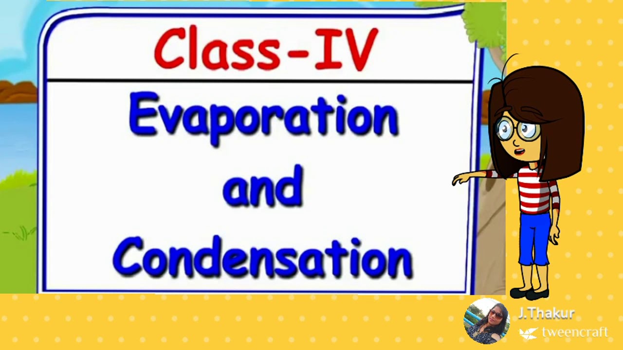 Class4 Evaporation evaporation condensation class4 foryou YouTube
