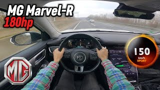 2022 MG Marvel-R (180 hp) | POV Autobahn Test Drive in Germany