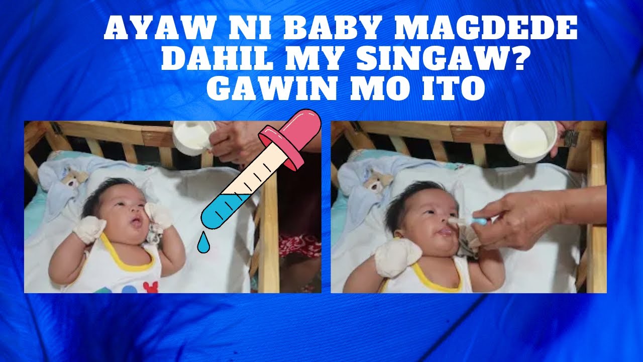 AYAW DUMEDE NI BABY ( BABY REFUSE BOTTLE FEED) DROPPER FEEDING - YouTube