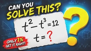 Can You Solve This Olympiad Exponents Problem? 🧠🔥 | Find t