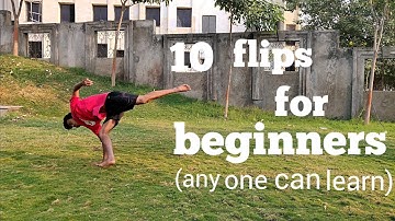 10 Basic flips and trick /anyone can learn (for beginners)