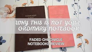 Faded Chronicle Notebooks Haul and Review | Not your ordinary notebook!!
