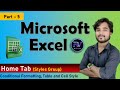 Excel Home Tab Styles Group | Table Style, Cell Style, Conditional Formatting in Hindi