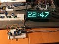 Diy wifi alarm clock  wemos d1 mini  max7219 led matrix