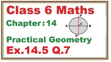 Ex.14.5 (Q.7) Chapter:14 Practical Geometry | Ncert Maths Class 6 | Cbse