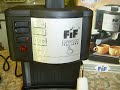 Functional check  Espresso machine FiF ESPRESSO ITALIANO  BAR-14F