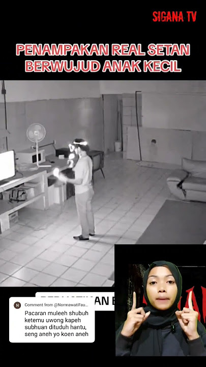 Hantu Anak Kecil Terekam Kamera CCTV #kuyang #pocong #creepy  #genderuwo #hantu #kuntilanak