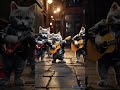 Meow Meow: Cat Teaching Guitar Masterclass 🎸🐱 #catsinger #meowmeowvideo