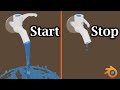 [2.93] Start & Stop Flow In Fluid Simulation | Easy Tutorial | Blender 2.9x | Eevee & Cycles