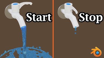 Start & Stop A Flow In Fluid Simulations | Easy Tutorial On Flow Object | Blender Eevee & Cycles