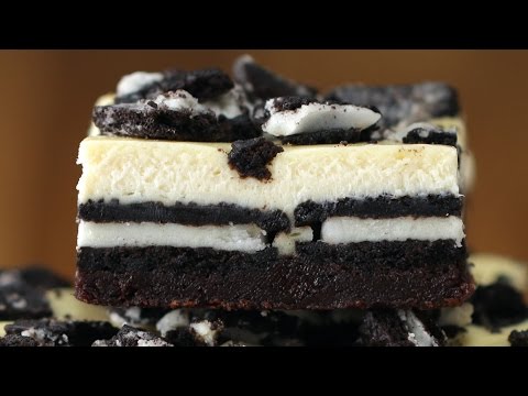 Cookies & Cream Brownie Cheesecake Bars