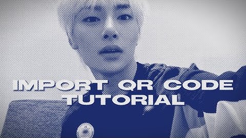 video star import qr code tutorial