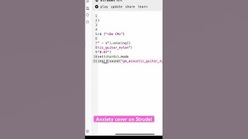 Anxiety cover on strudel #anxietydoechii #cover #strudel #practice #tutorial #livecoding