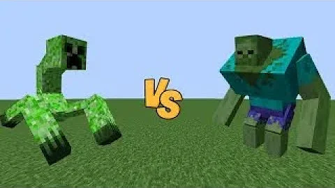 Mutant Zombies Vs Mutant Creeper   Minecraft mob battle   Minecraft arena