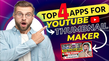 Top 4 apps for youtube Thumbnail | Best thumbnail maker app 🔥