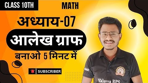 अध्याय 7 आलेख ग्राफ बनाना सीखे 5 मिनट में || cg board class 10 maths chapter 7 graph