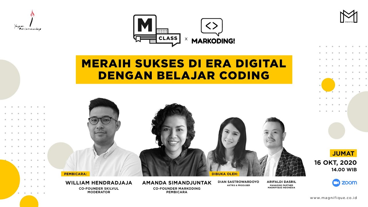 Meraih Sukses di Era Digital Dengan Belajar Coding: Markoding x M-Class